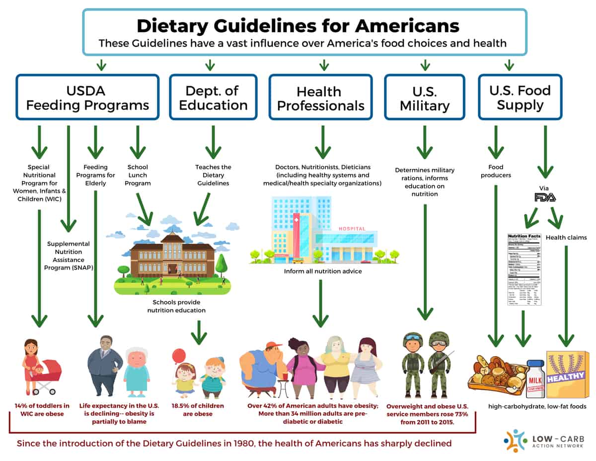 Dietary Guidelines Touch Every Aspect of Nutrition in America Low
